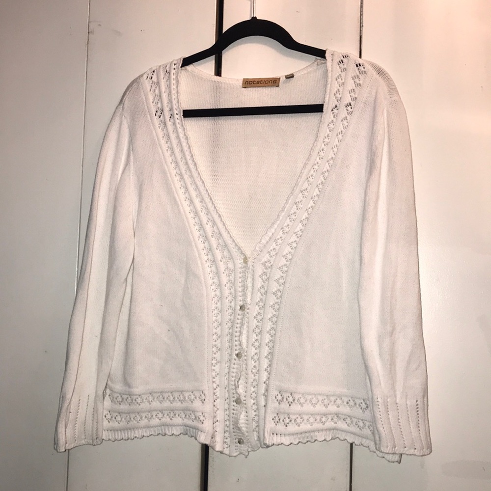 White sweater